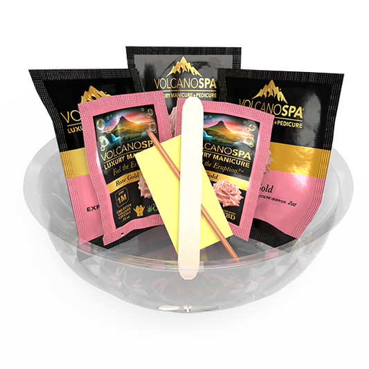 VOLCANO SPA LUXURY MANICURE IN A BOWL | ROSE GOLD