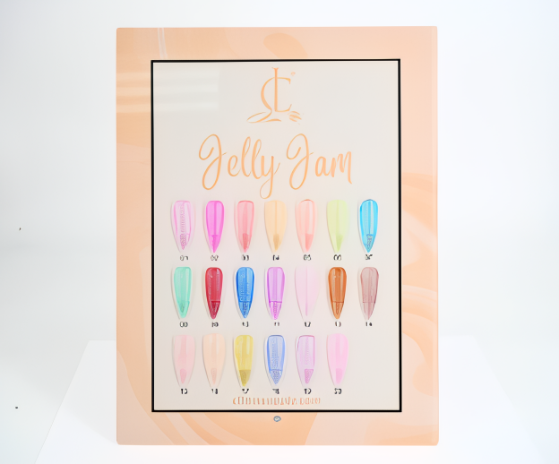 JELLY JAM TRANSPARENT GEL - SET 20 COLORS