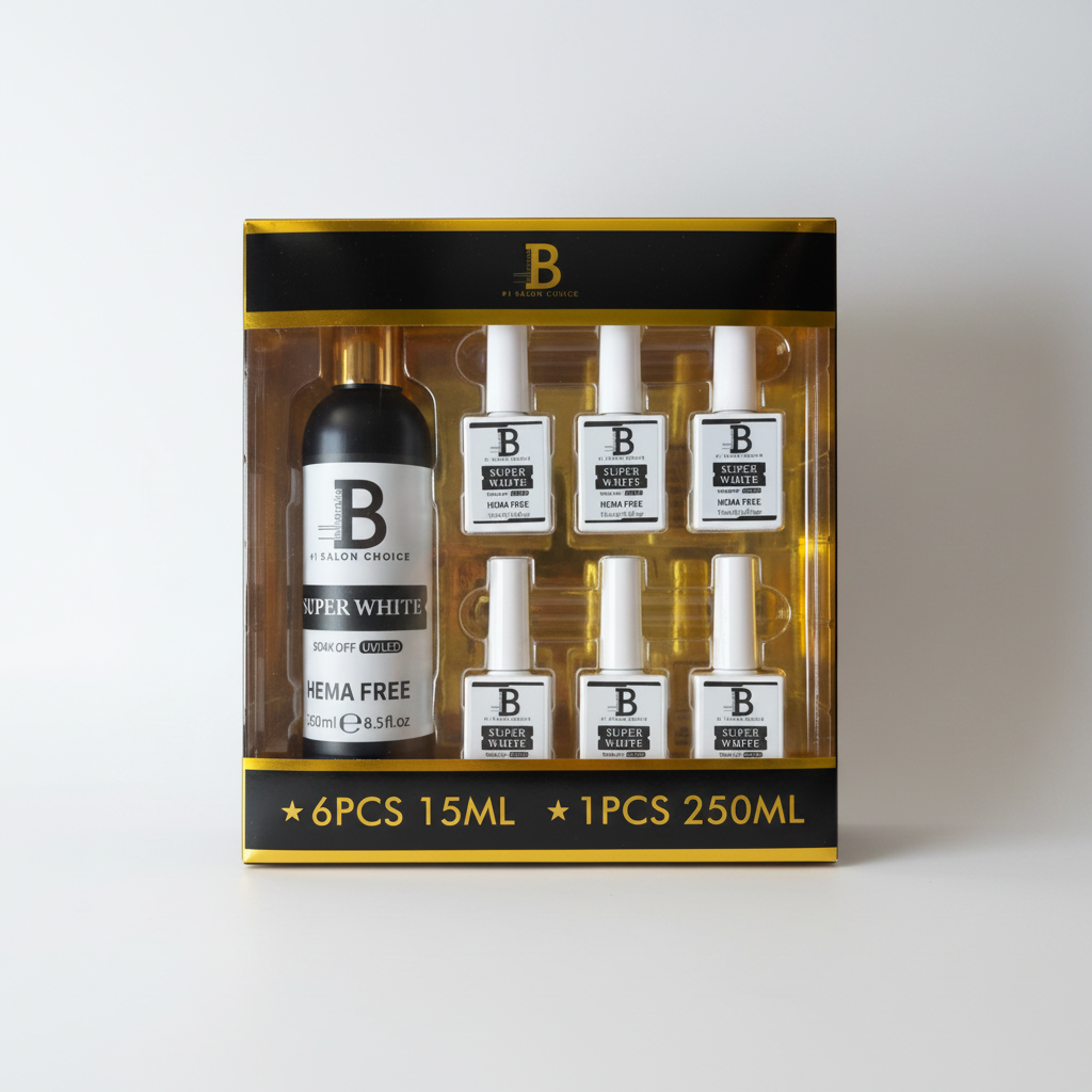 BILLIONAIRE SUPER WHITE GEL 8.5OZ. REFILL SET