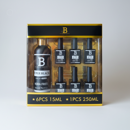 BILLIONAIRE SUPER BLACK GEL 8.5OZ. REFILL SET