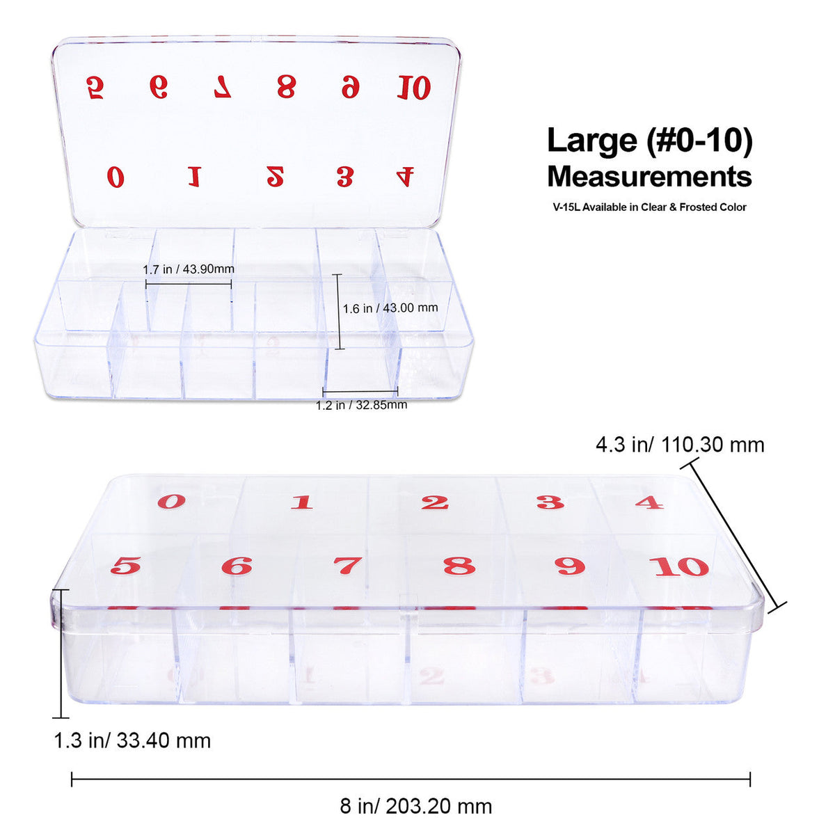 EMPTY TIP BOX 11-GRID