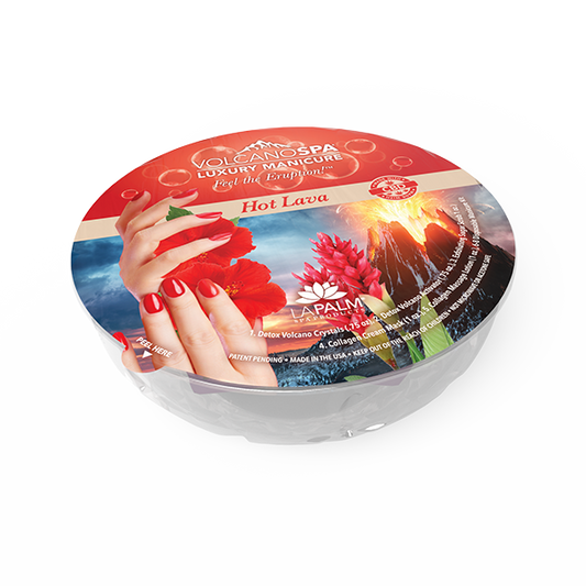 VOLCANO SPA LUXURY MANICURE IN A BOWL | HOT LAVA