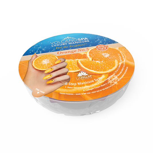 VOLCANO SPA LUXURY MANICURE IN A BOWL | ORANGE NO.5
