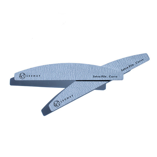 LECHAT CURVE JUMBO NAIL FILE - ZEBRA 80/100 (40PCS/PACK)