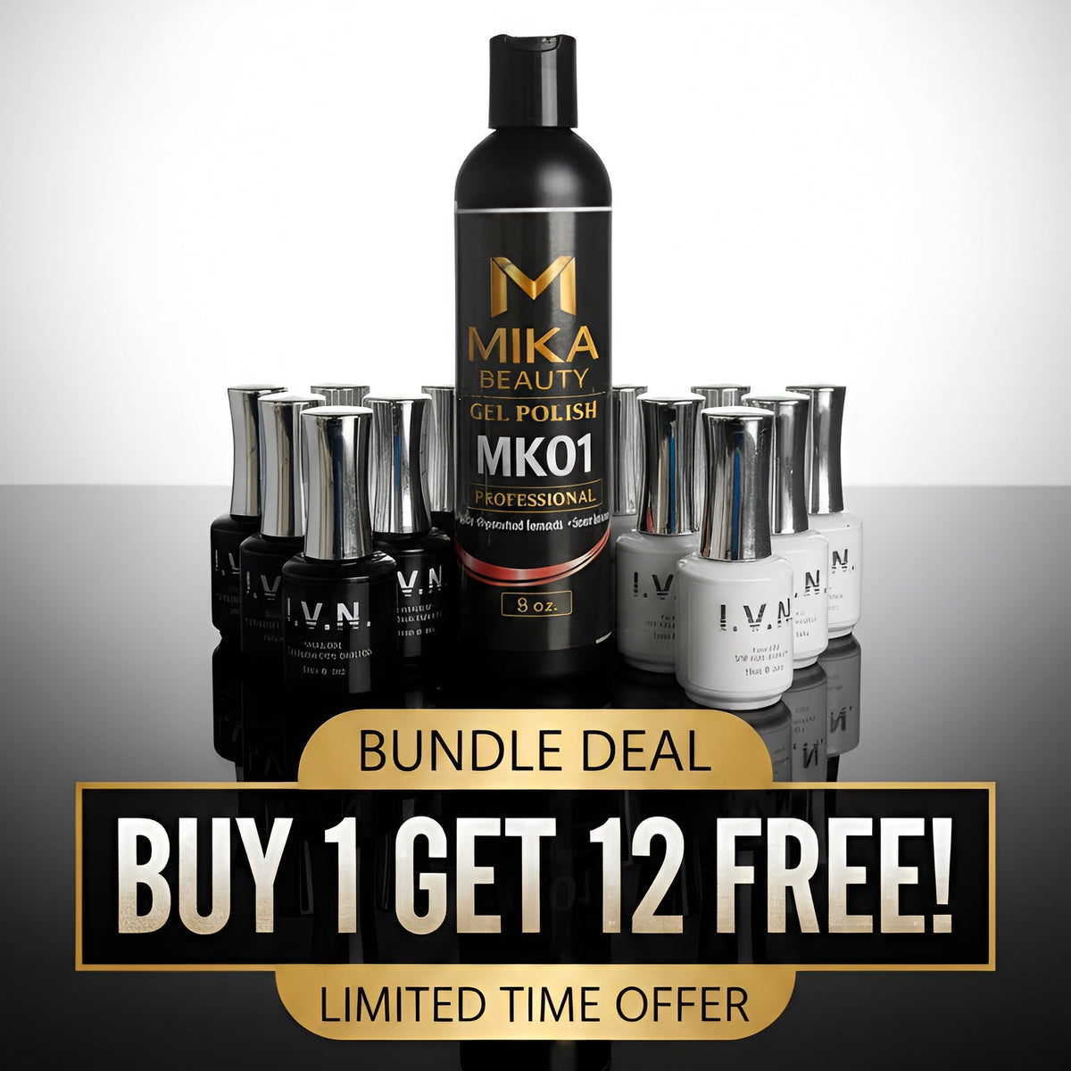 MIKA GEL POLISH - BUBBLE PINK MK01