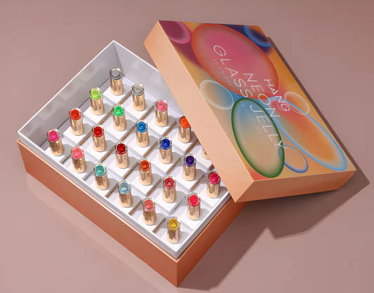 HANG NEON GLASS JELLY GEL SET - 24 COLORS