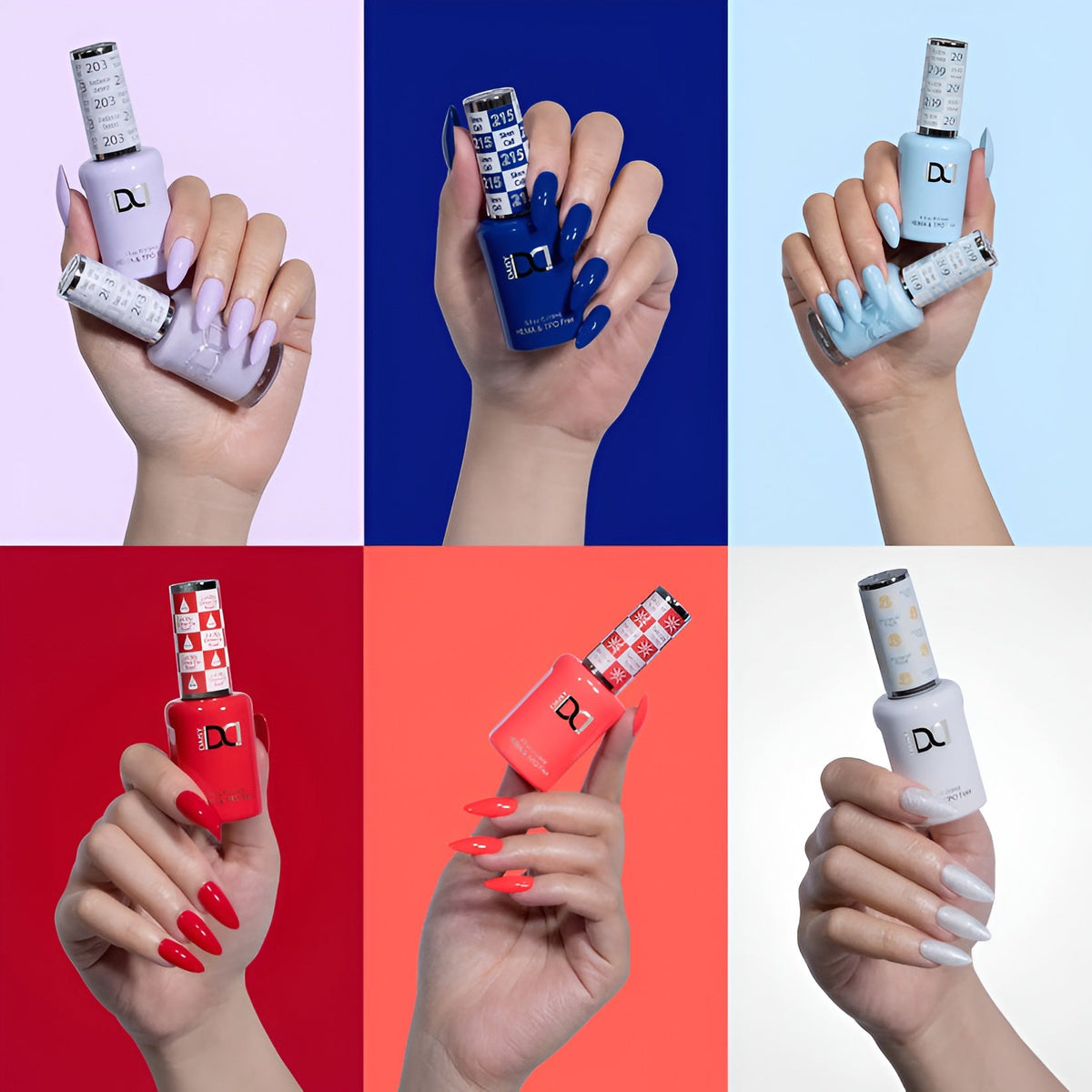 DND DUO HEMA & TPO FREE COLLECTION - 288 COLORS