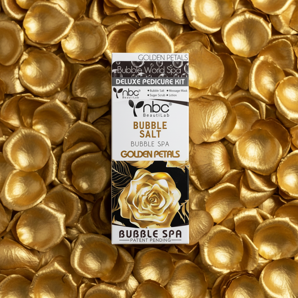 NBC 4-IN-1 BUBBLE WORLD SPA - GOLDEN PETALS