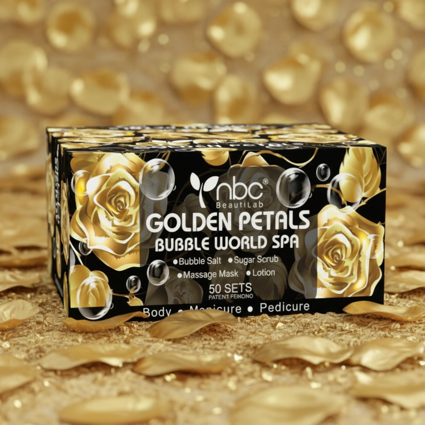 NBC 4-IN-1 BUBBLE WORLD SPA - GOLDEN PETALS