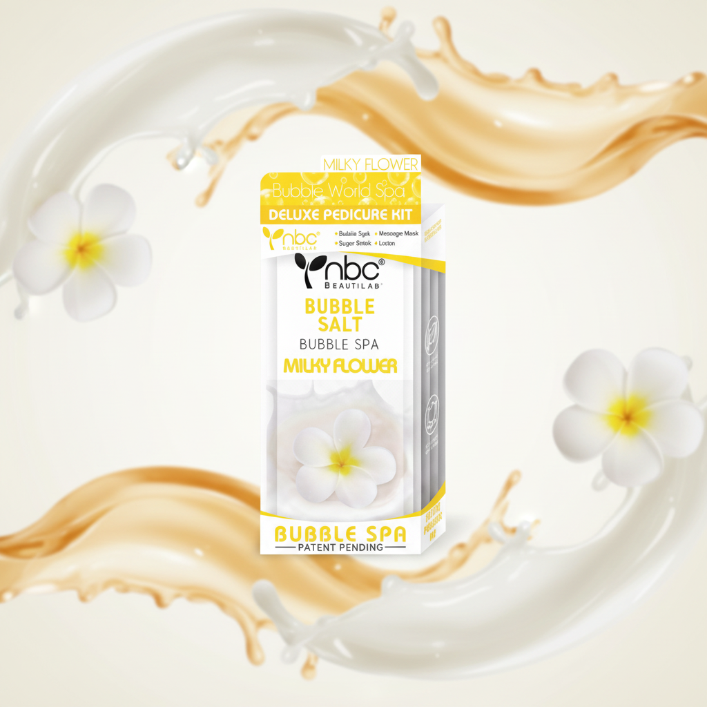 NBC 4-IN-1 BUBBLE WORLD SPA - MILKY FLOWER