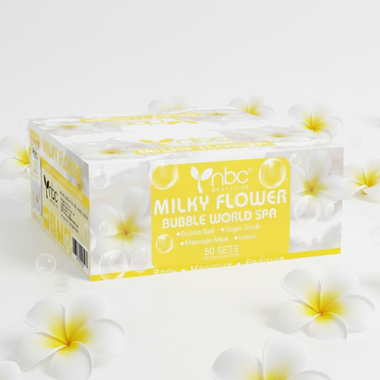 NBC 4-IN-1 BUBBLE WORLD SPA - MILKY FLOWER