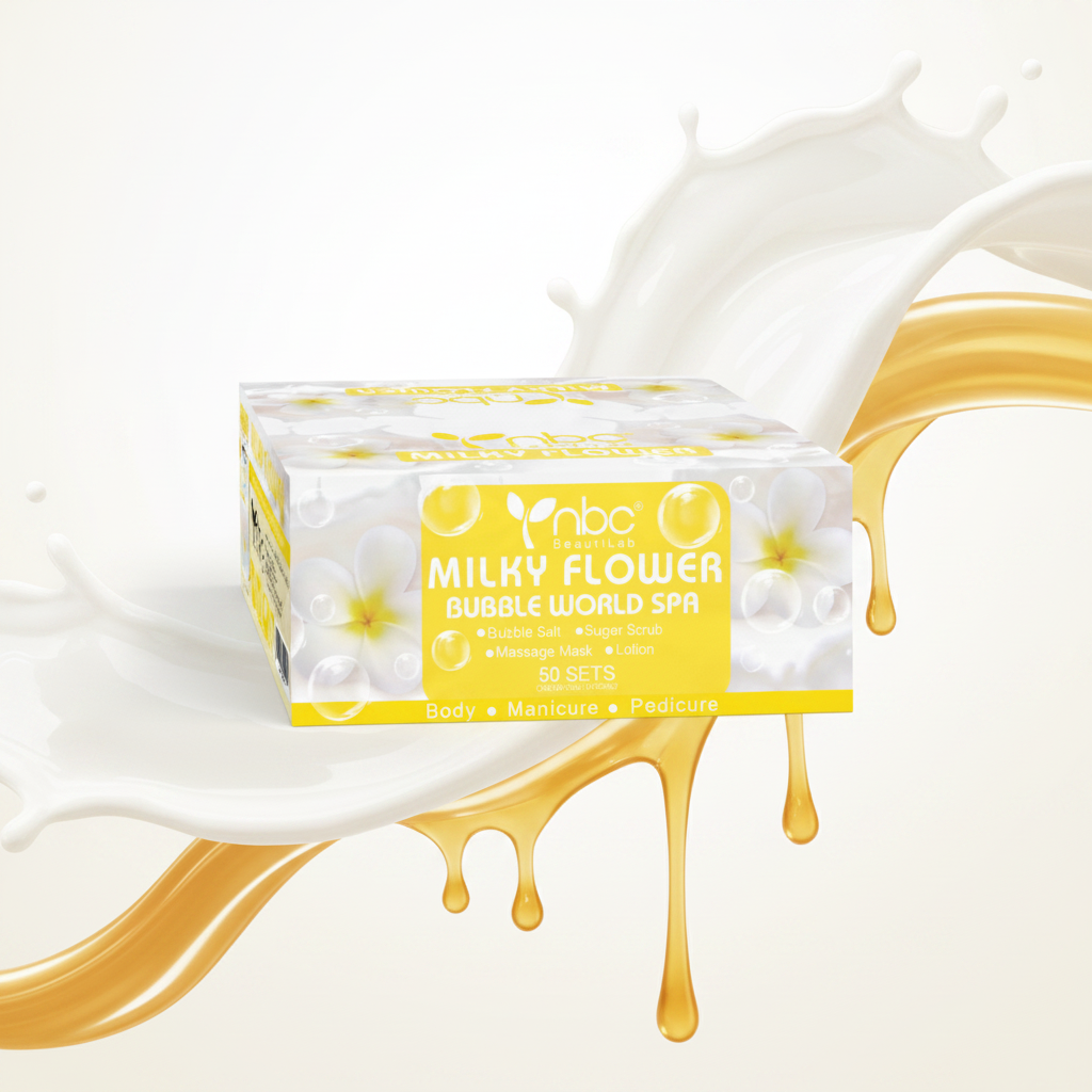 NBC 4-IN-1 BUBBLE WORLD SPA - MILKY FLOWER