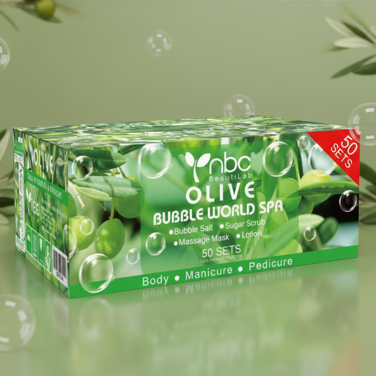 NBC 4-IN-1 BUBBLE WORLD SPA - OLIVE
