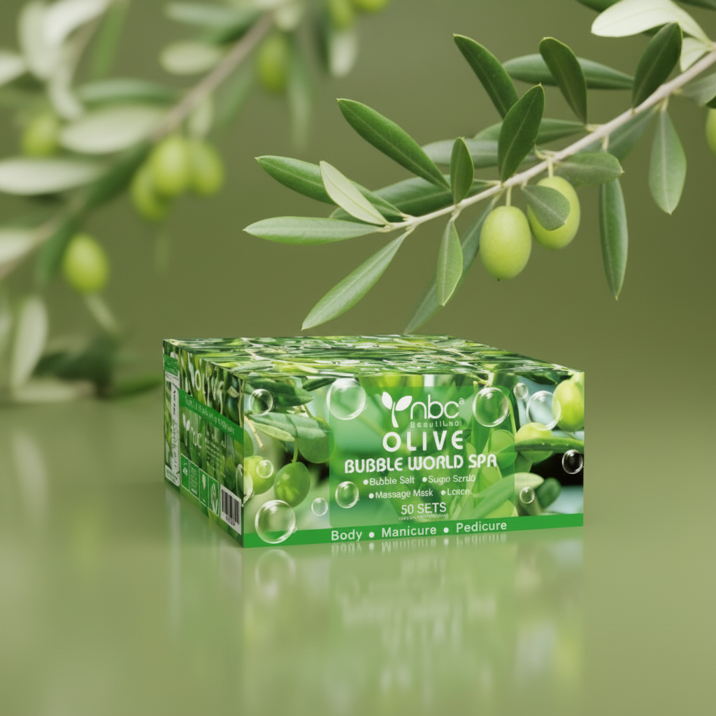 NBC 4-IN-1 BUBBLE WORLD SPA - OLIVE