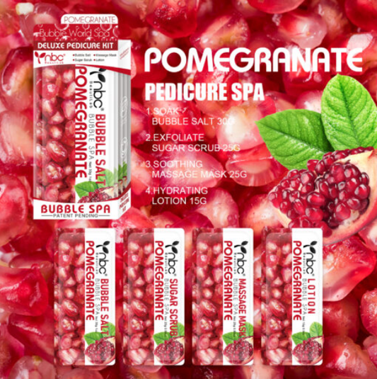NBC 4-IN-1 BUBBLE WORLD SPA - POMEGRANATE
