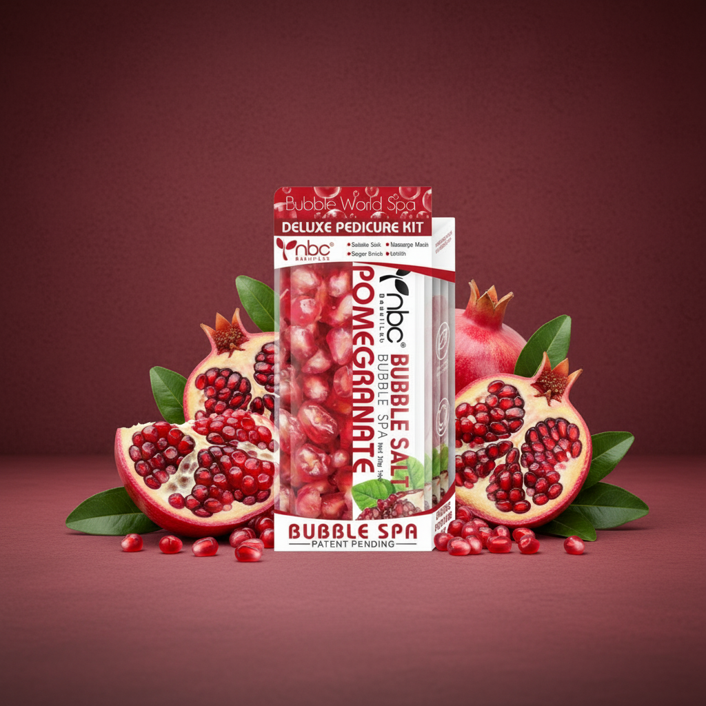 NBC 4-IN-1 BUBBLE WORLD SPA - POMEGRANATE
