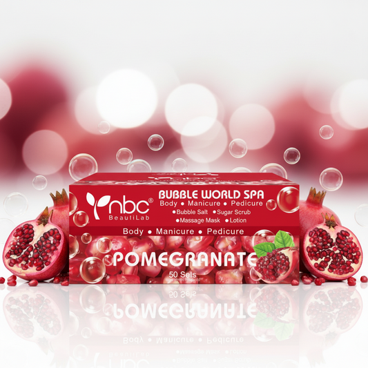 NBC 4-IN-1 BUBBLE WORLD SPA - POMEGRANATE