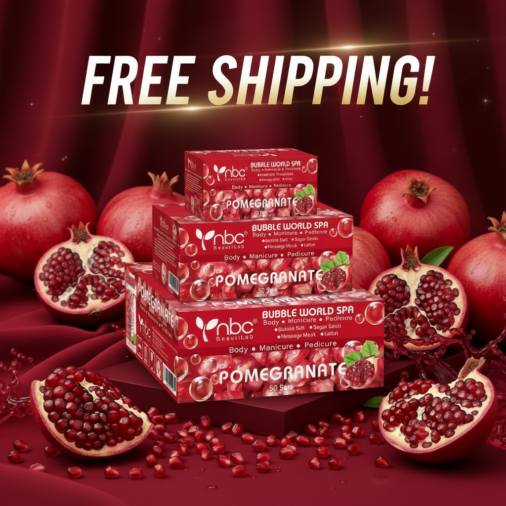 NBC 4-IN-1 BUBBLE WORLD SPA - POMEGRANATE