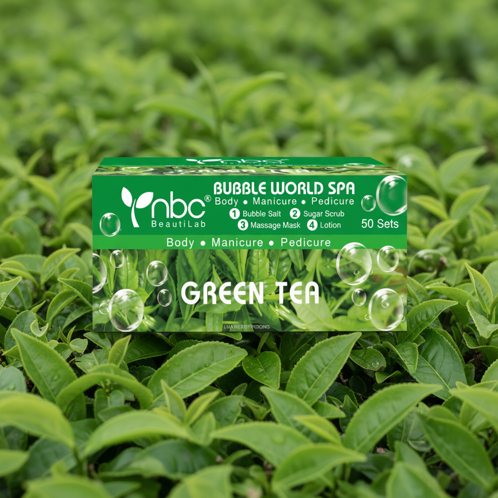 NBC 4-IN-1 BUBBLE WORLD SPA - GREEN TEA