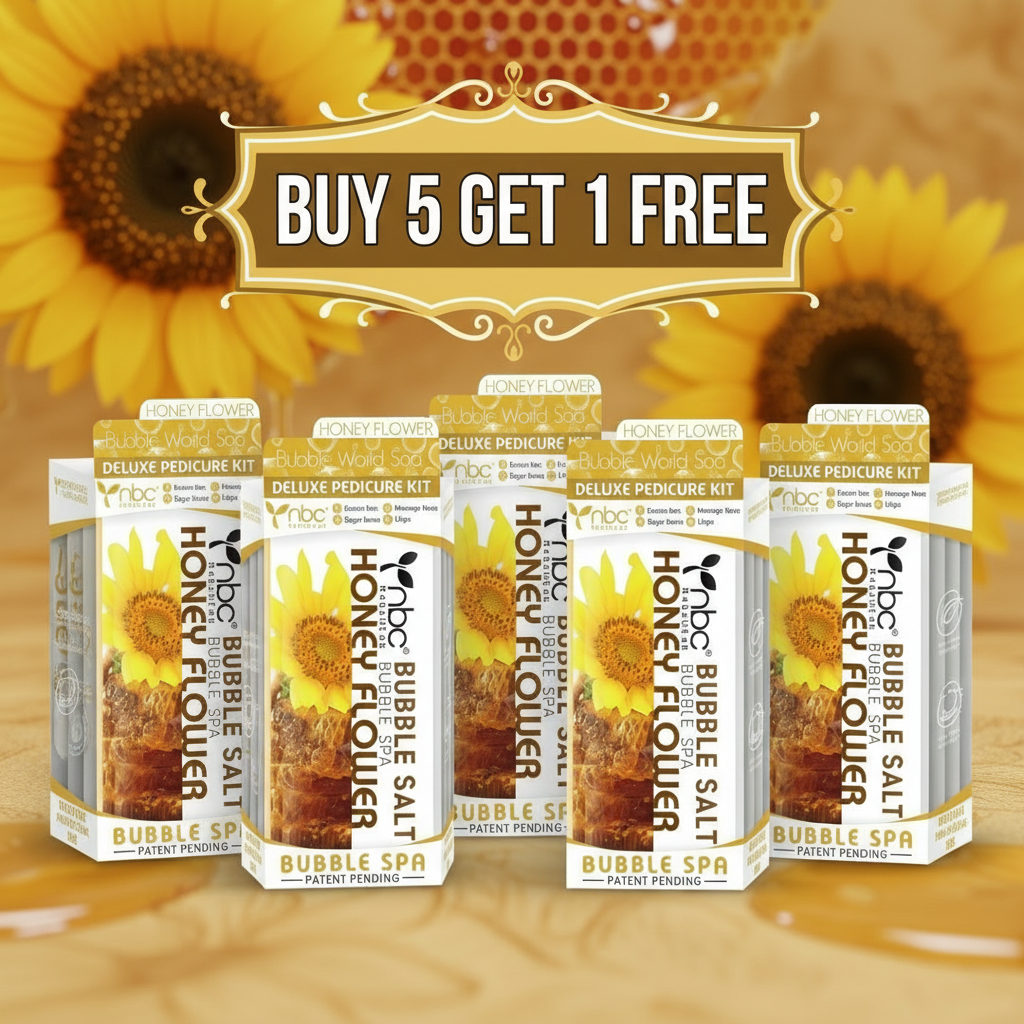 NBC 4-IN-1 BUBBLE WORLD SPA - HONEY FLOWER