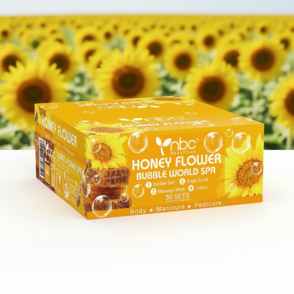 NBC 4-IN-1 BUBBLE WORLD SPA - HONEY FLOWER