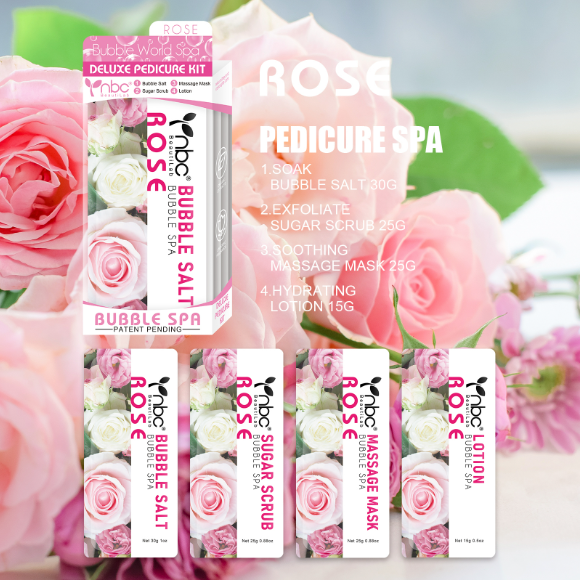 NBC 4-IN-1 BUBBLE WORLD SPA - ROSE