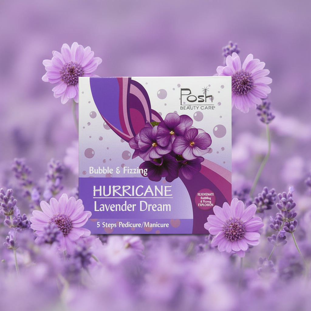 POSH HURRICANE 5-IN-1 BUBBLE & FIZZING - LAVENDER DREAM